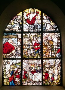 Window of the Pilgrims of St. James of Compostela, 1593 by Pierre Bacon